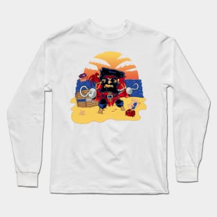 Lucky the Pirate Long Sleeve T-Shirt